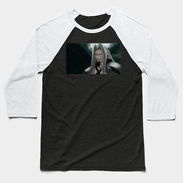 Sephiroth Baseball T-Shirt by gagimas